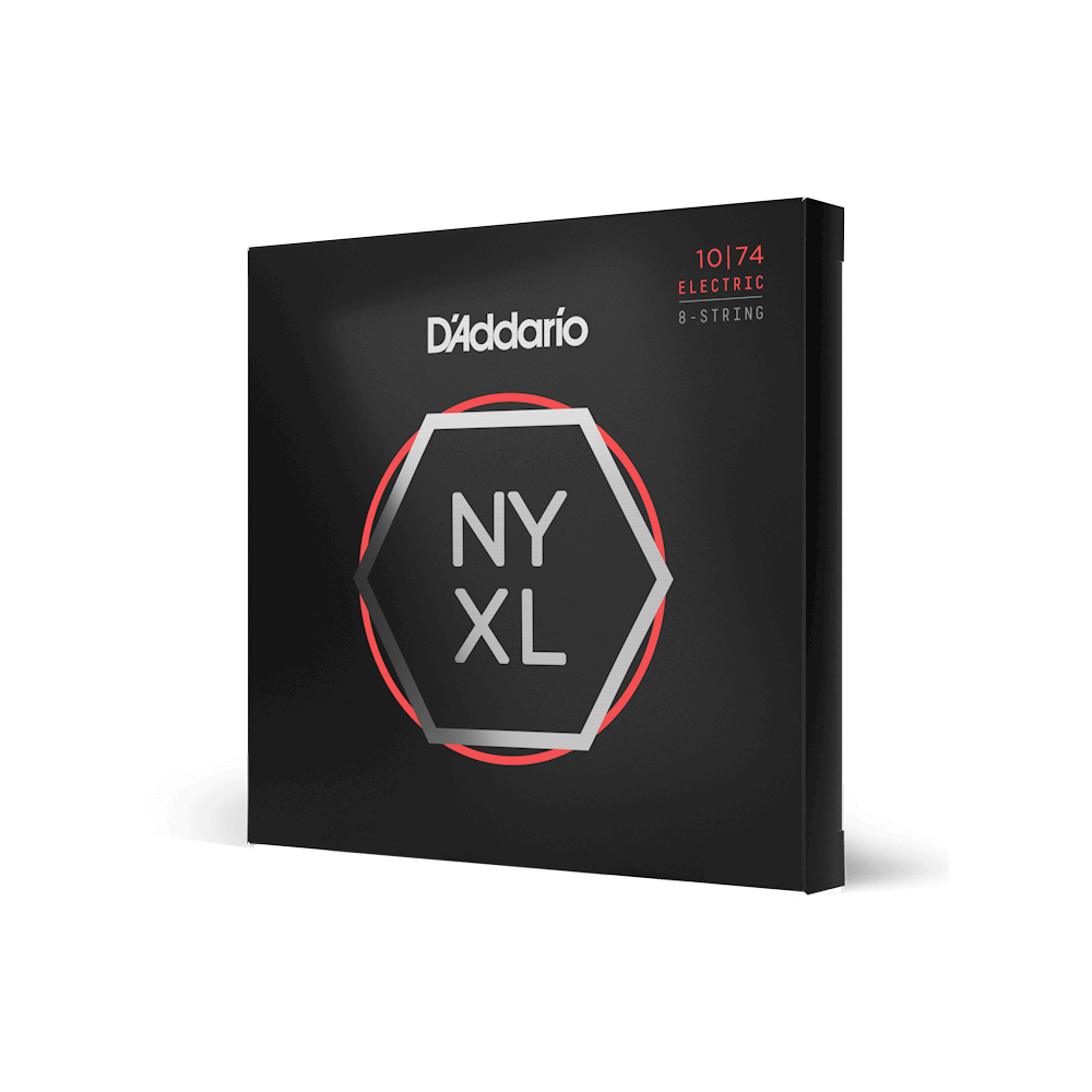 D'Addario NYXL 8 String Electric Guitar 10\74
