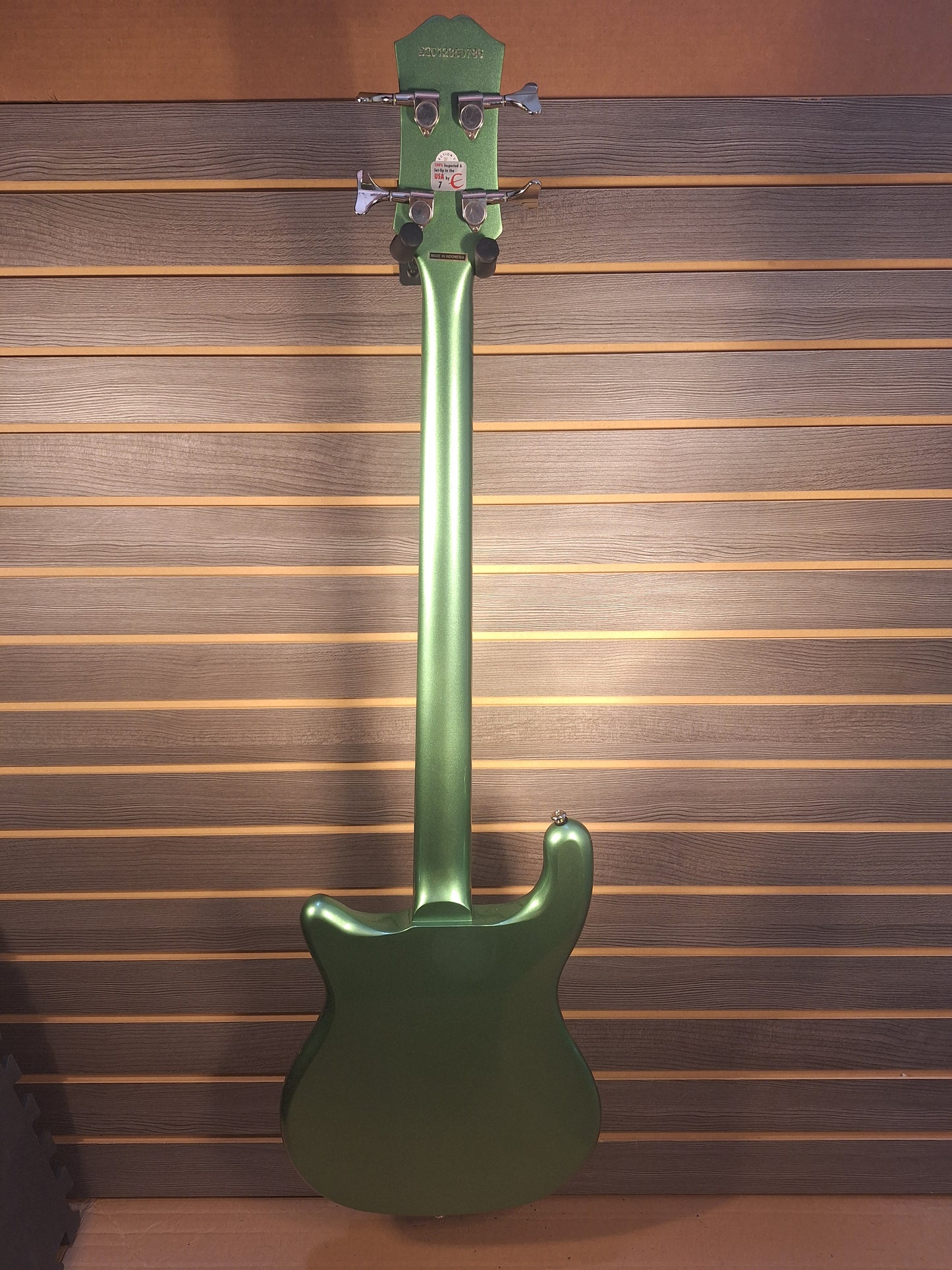 Epiphone Embassy Bass Guitar Wanderlust Green Metallic