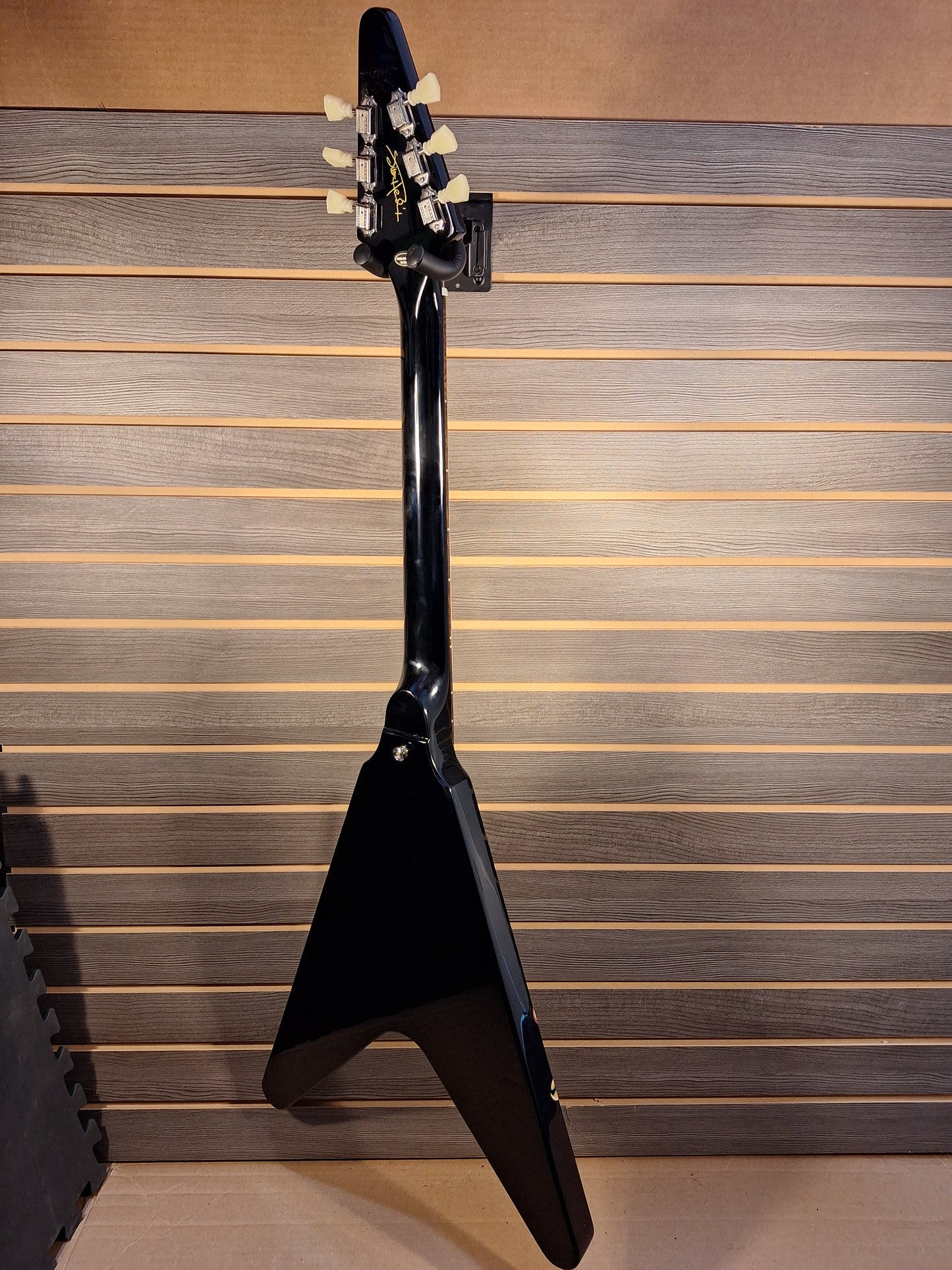 Epiphone Jimi Hendrix "Love Drops" Flying V Electric Guitar Ebony