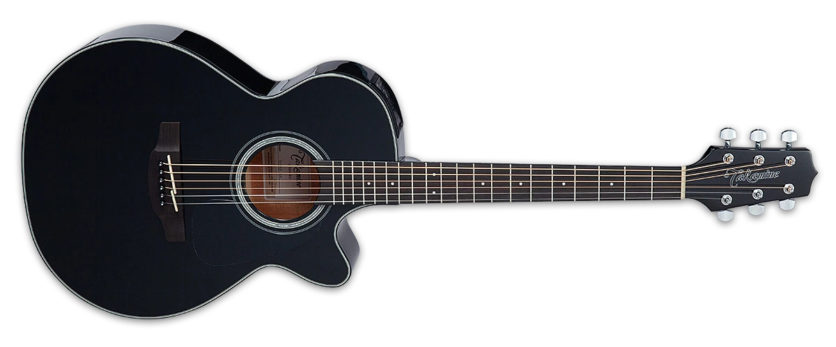(Photos coming soon)Takamine GF30CE Black Acoustic Electric Guitar