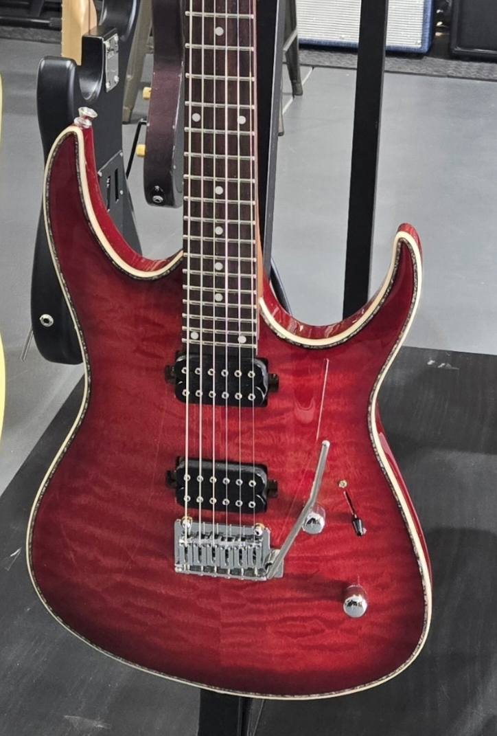 Used Leo Jaymz Hurricane Electric Guitar Red