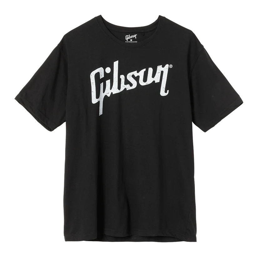Gibson Distressed Black T-shirt 3XL