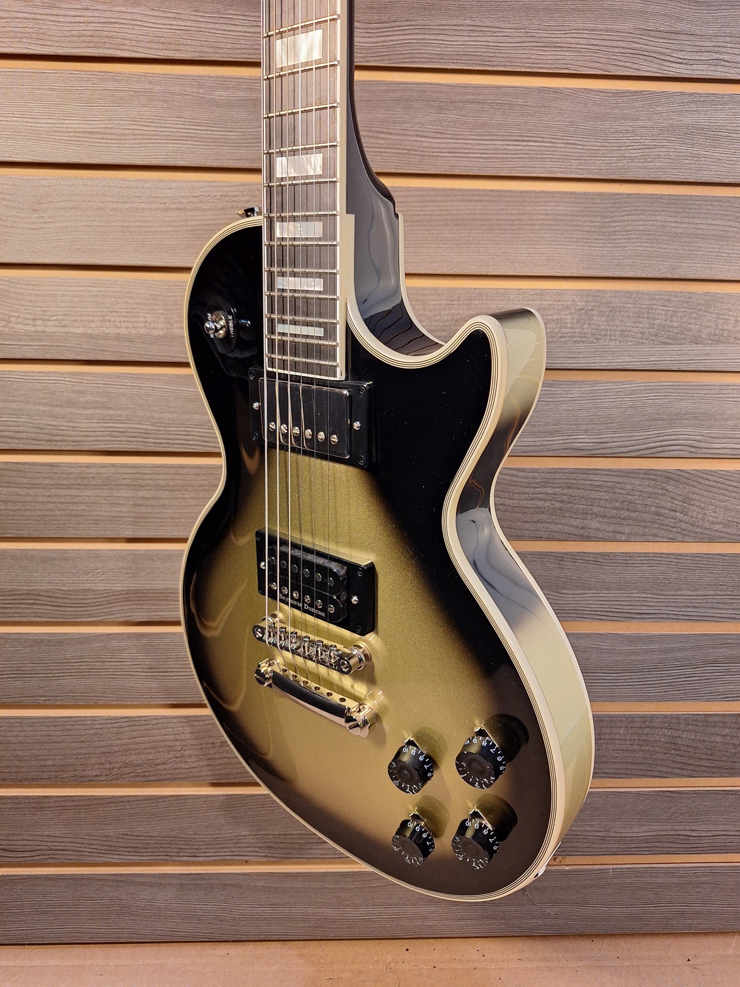 Epiphone Adam Jones 1979 Les Paul Custom Electric Guitar Antique Silverburst With Hardcase