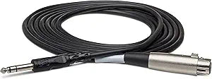 Hosa Balanced Interconnect XLRF to 1/4 Inch TRS STX-110F