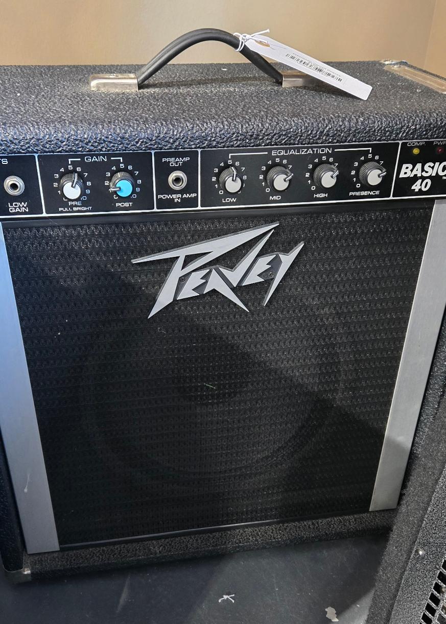 Previously Owned Peavey Basic 40 Amp For Bass Or Keyboard Practice