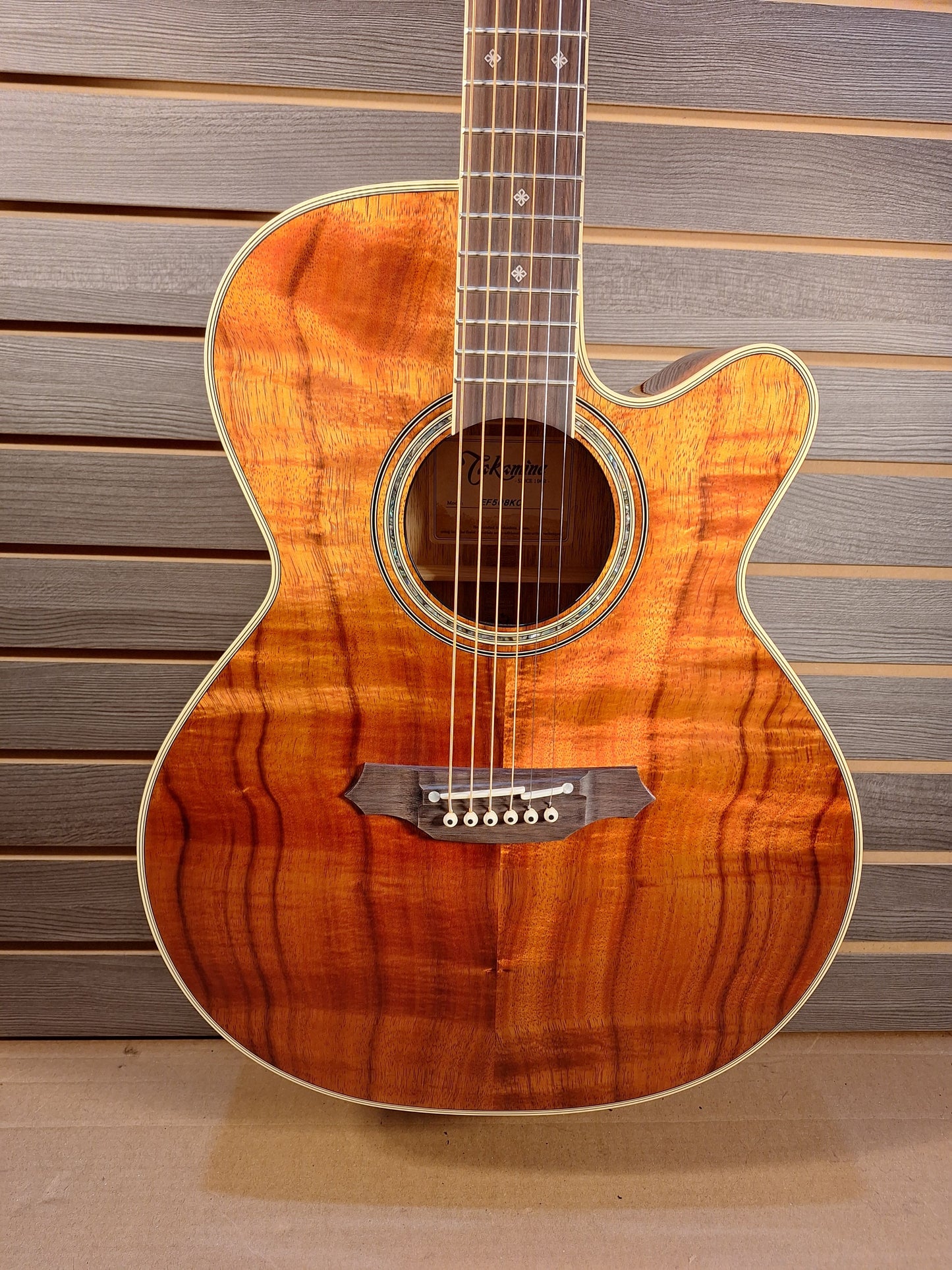 Takamine EF508 KC Acoustic Electric Guitar With Case