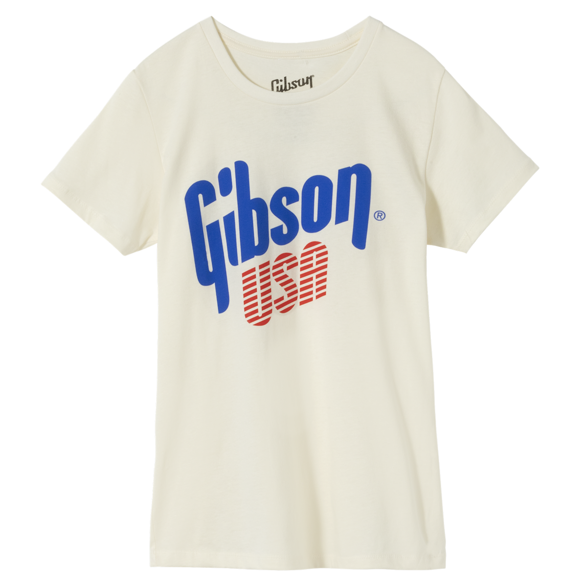 Gibson USA Ladies Tee Vintage White Large