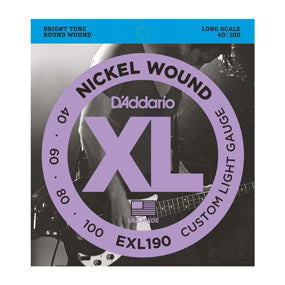 D'Addario EXL 190 Long Scale Bass 40/100