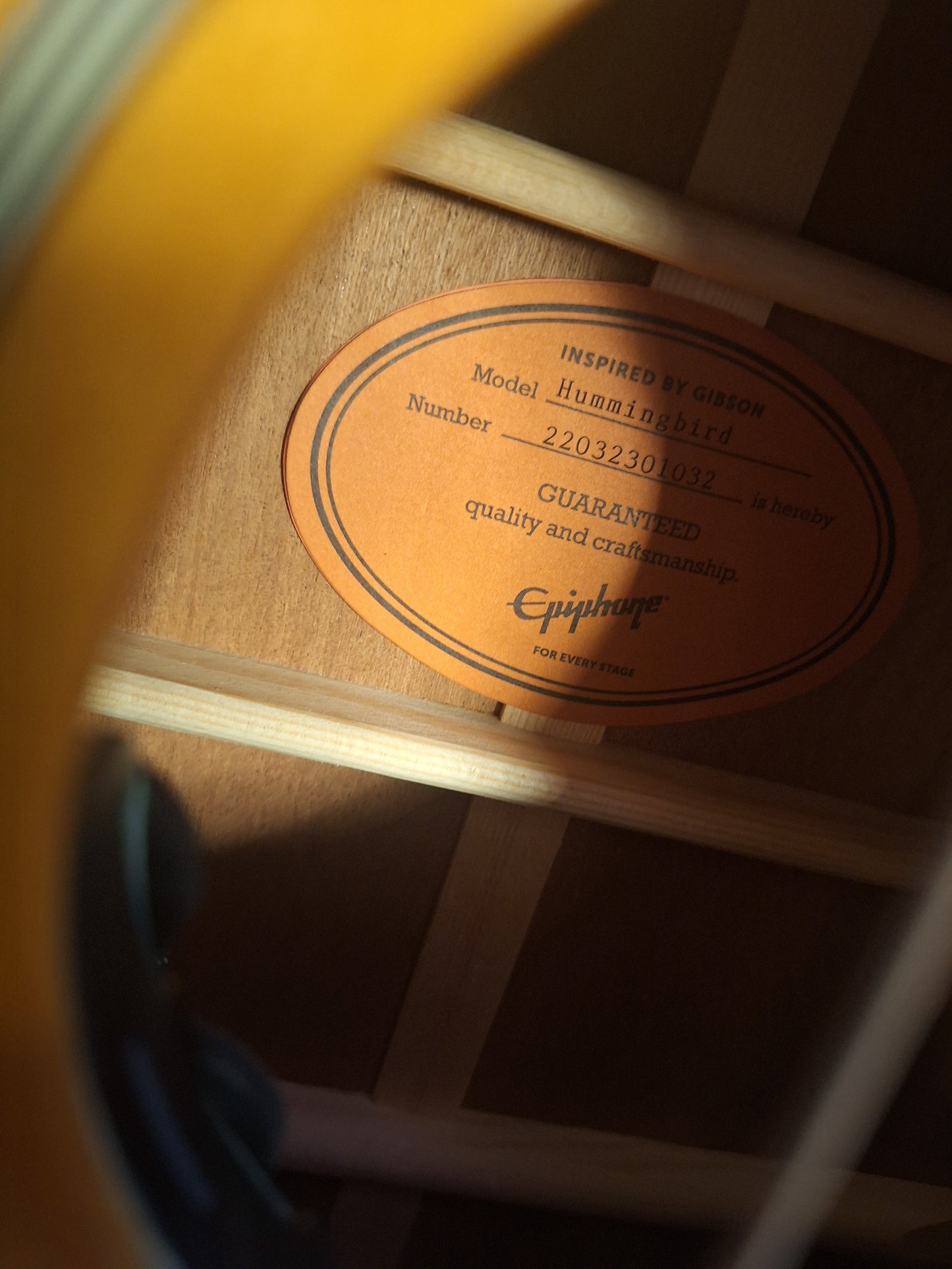 Epiphone Hummingbird Aged Natural Gloss (2)