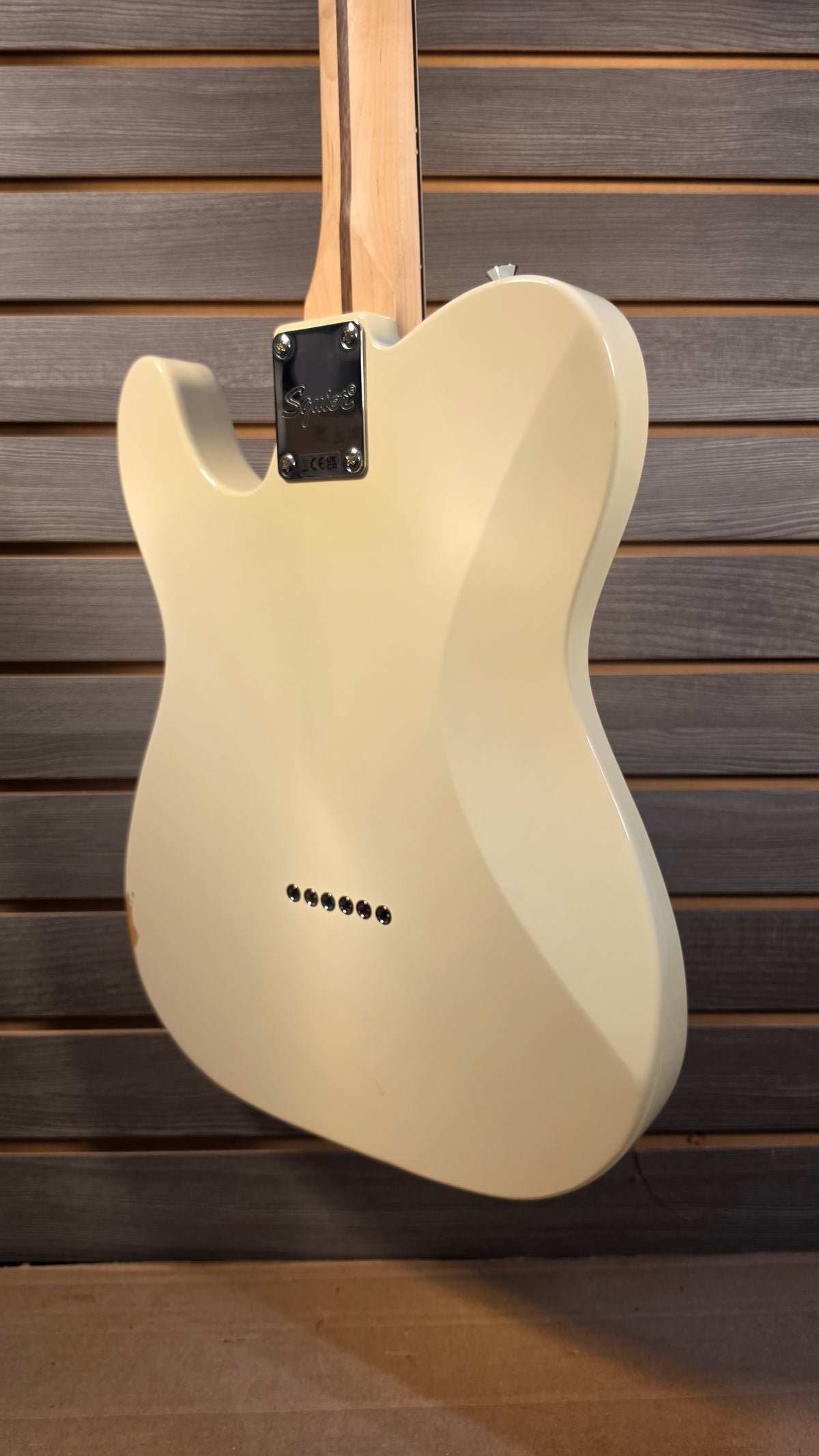 "USED" Fender Tele Squier AFF Olympic White