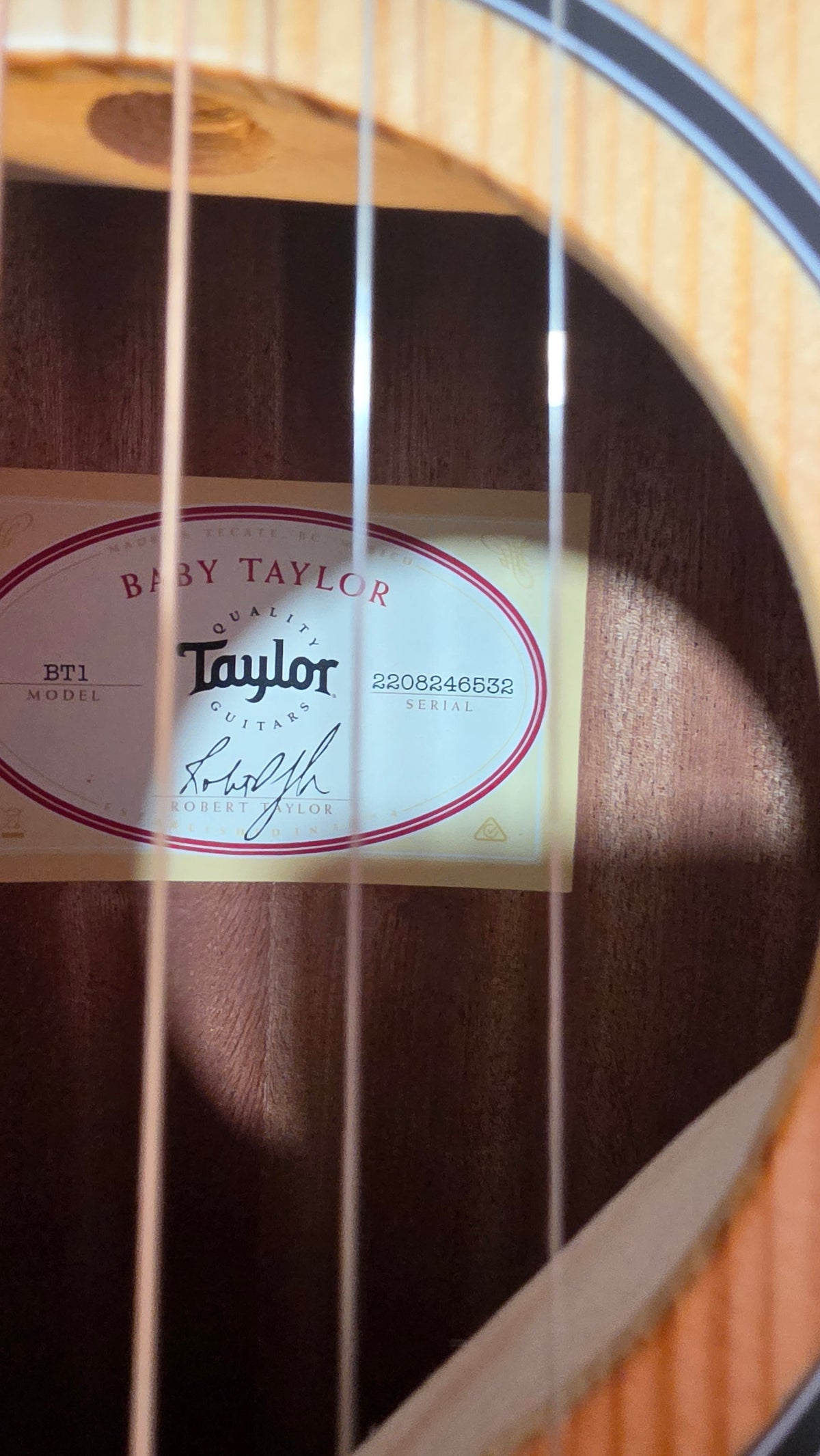 Taylor Baby Taylor BT1 With Gig Bag #6532