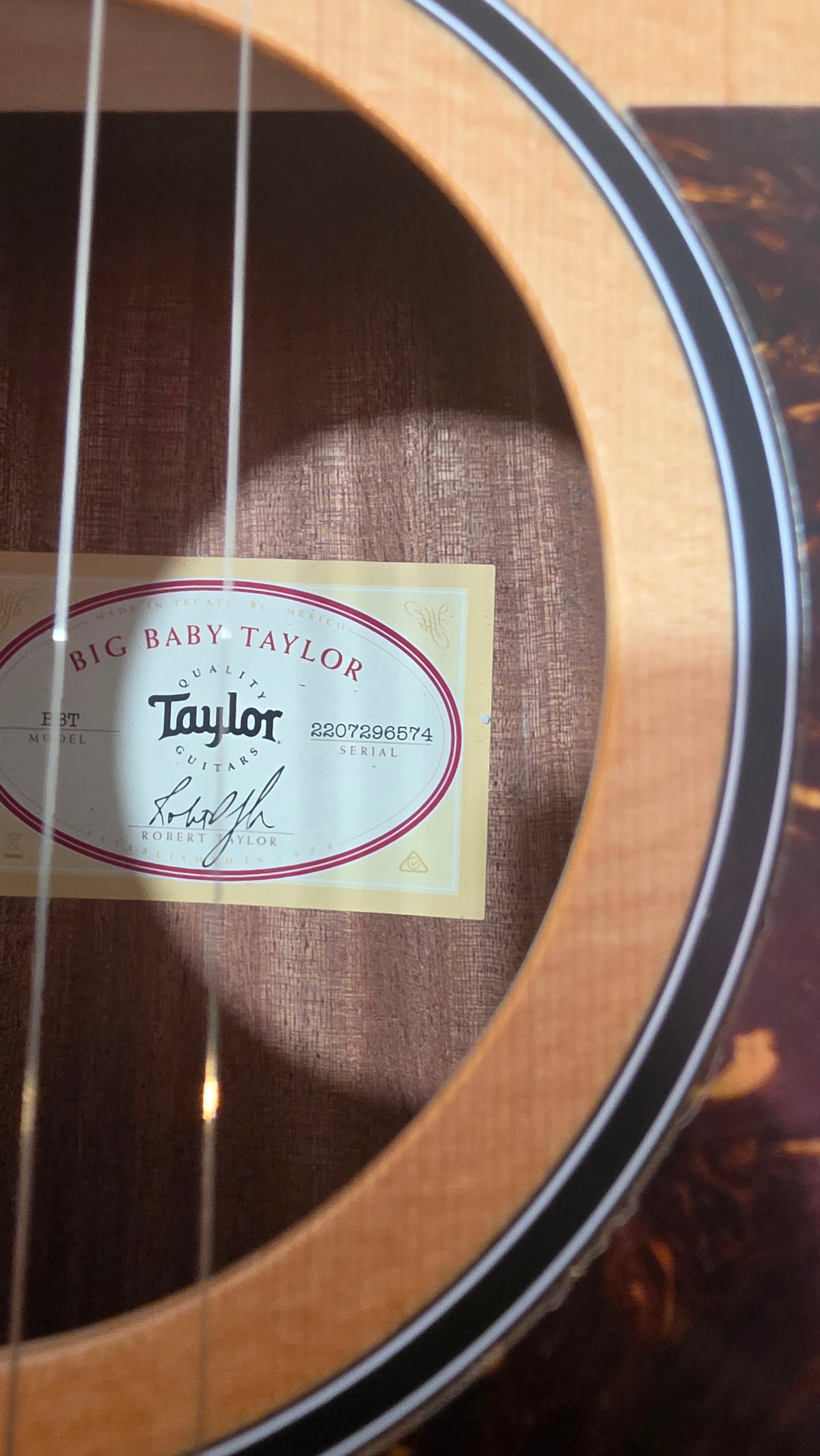Taylor BBT Walnut Acoustic Guitar