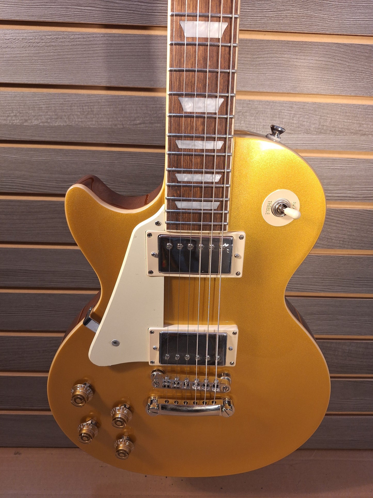 Epiphone Les Paul Standard 50s Gold Top Electric Guitar (Lefty)