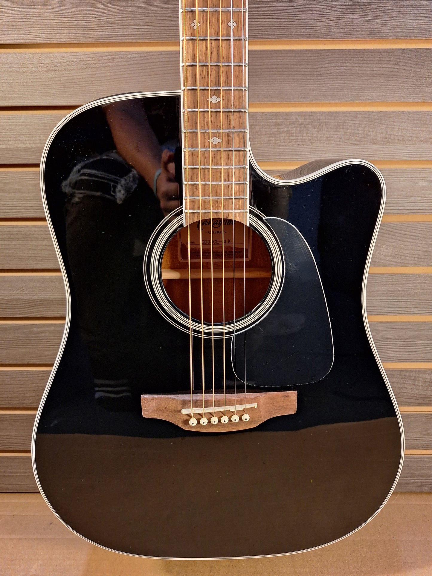 Takamine GD34CE Black Acoustic Electric Guitar with Gig Bag