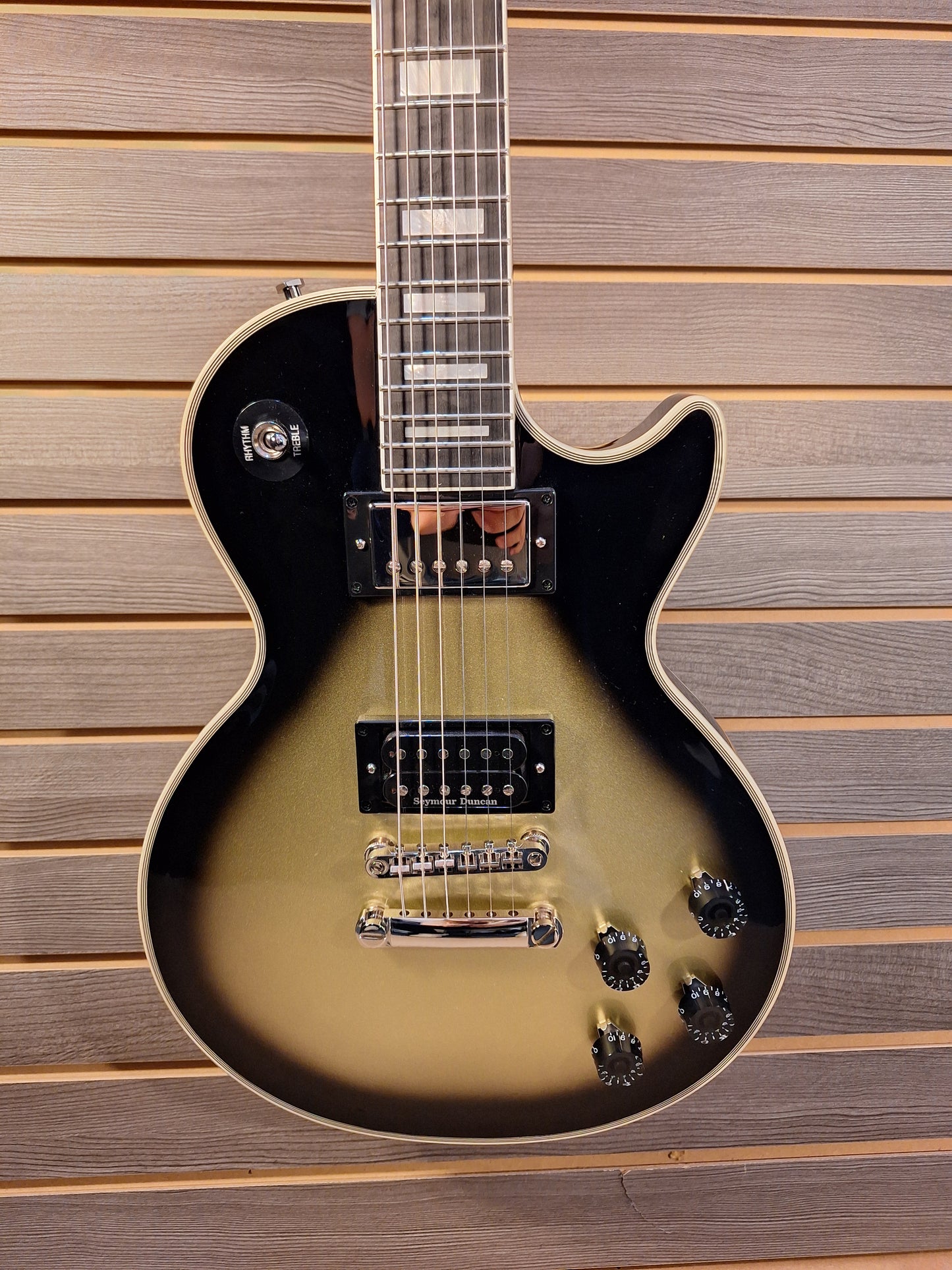 Epiphone Adam Jones 1979 Les Paul Custom Electric Guitar Antique Silverburst With Hardcase