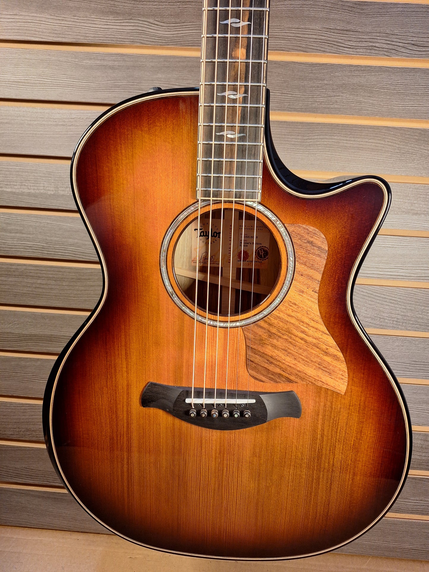 Taylor Builder's Edition 814ce Acoustic Electric Guitar With Hard Case