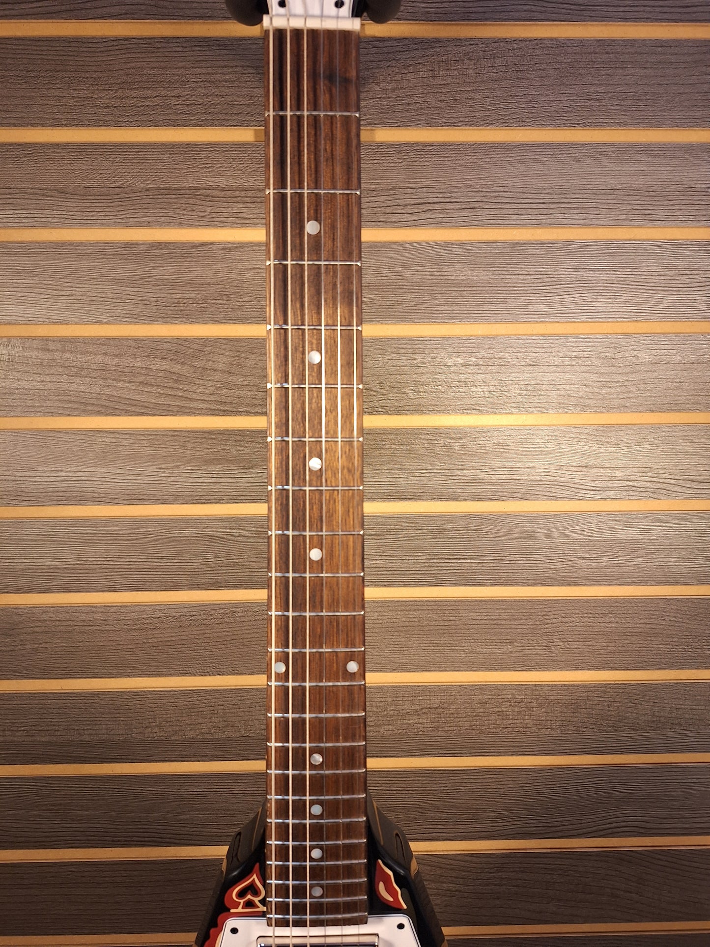 Epiphone Jimi Hendrix "Love Drops" Flying V Electric Guitar Ebony