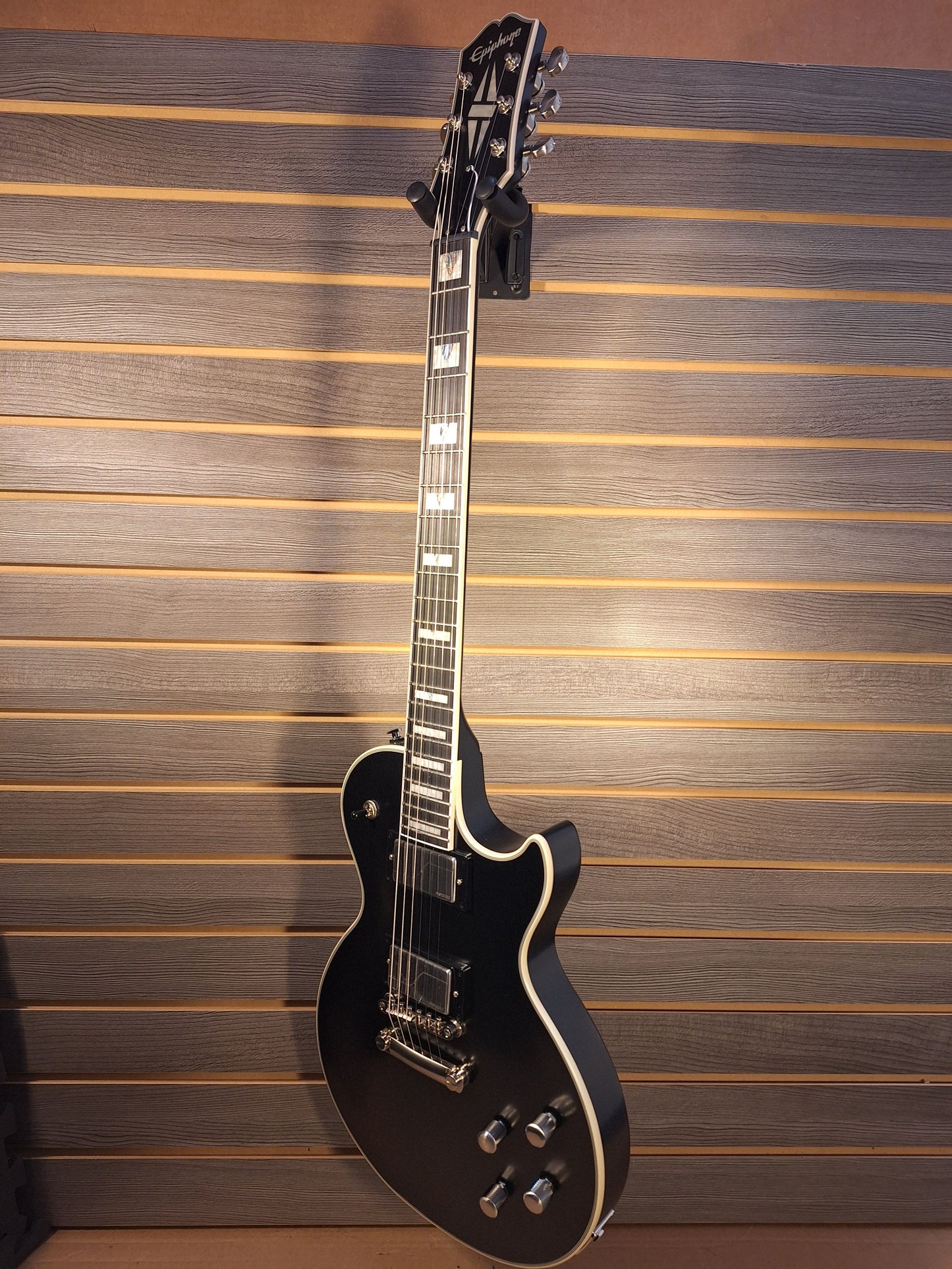 Epiphone Les Paul Prophecy Electric Guitar-Aged Jet Black Metallic