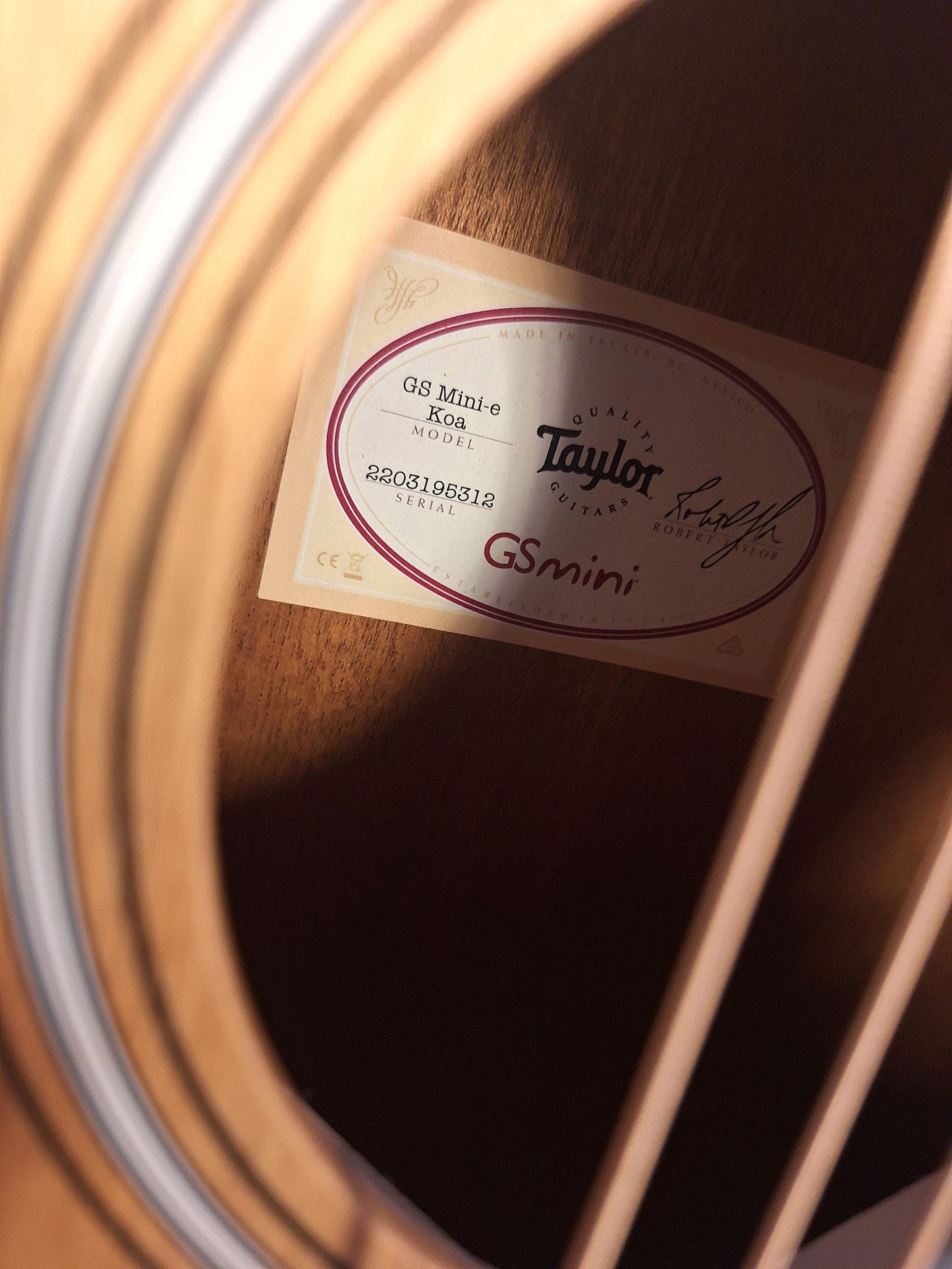 Taylor GS Mini-e Koa Electric/Acoustic Guitar