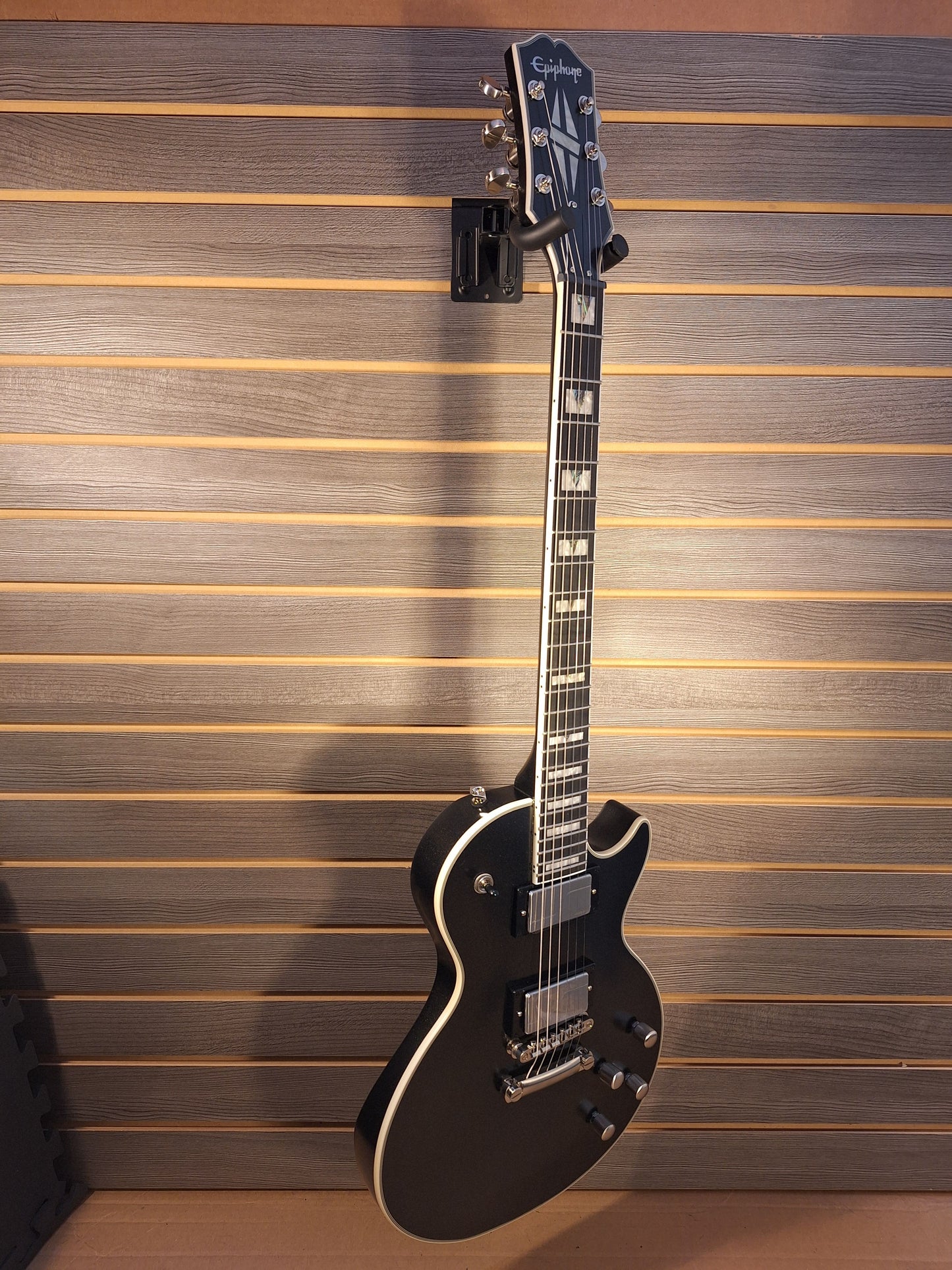 Epiphone Les Paul Prophecy Electric Guitar-Aged Jet Black Metallic