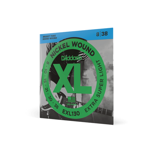 D'Addario XL 8-38 Electric Guitar Strings