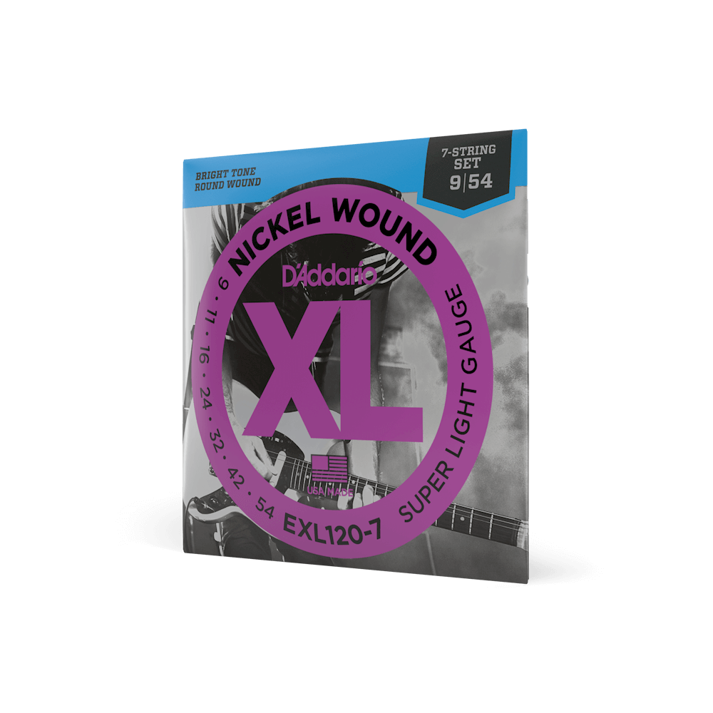 D'Addario EXL120-7 electric Guitar Strings