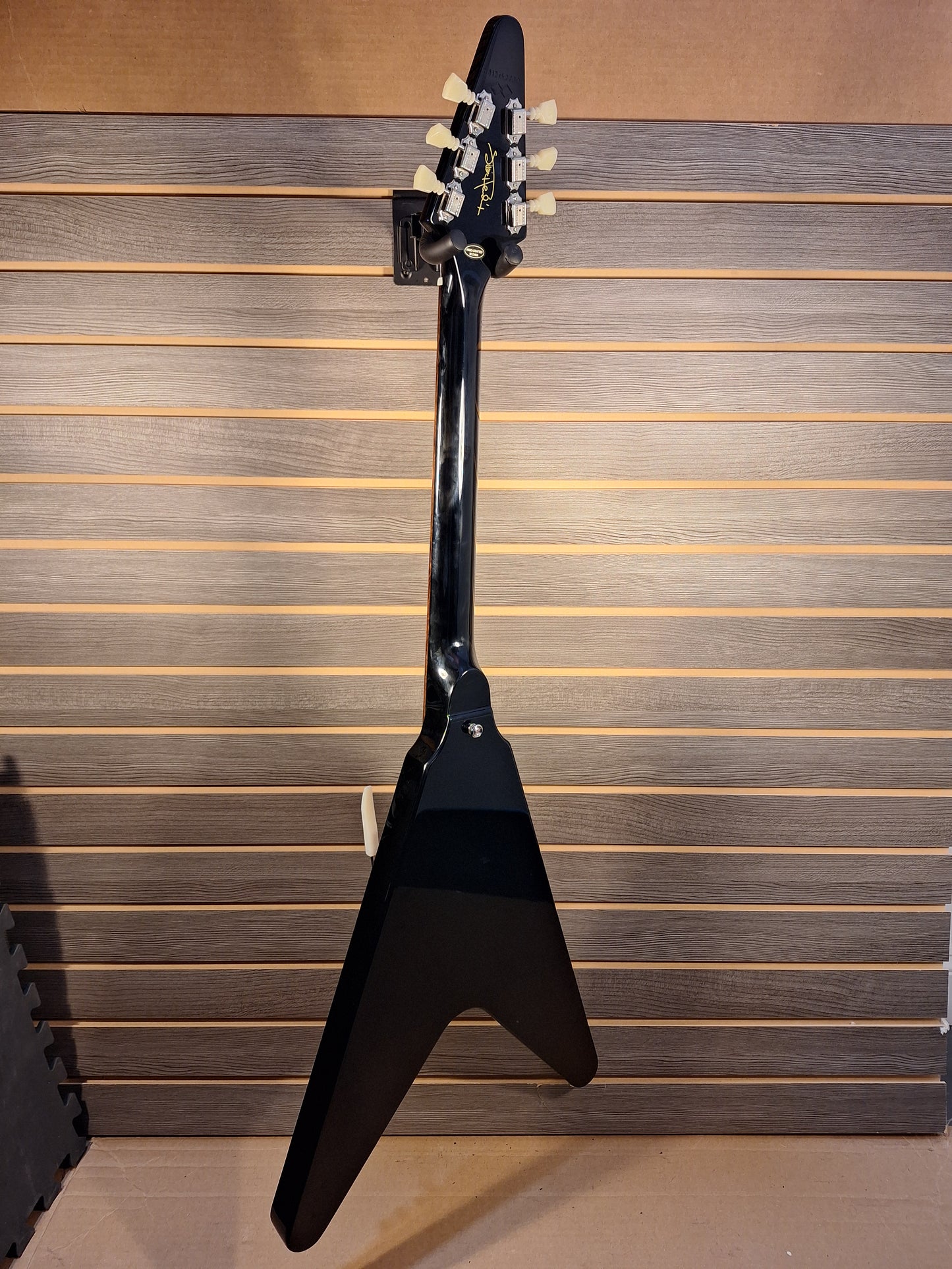 Epiphone Jimi Hendrix "Love Drops" Flying V Electric Guitar Ebony