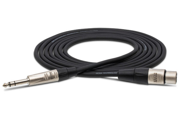 Hosa Balanced Interconnect XLR3F To 1/4 TRS HXS010 10 FOOT