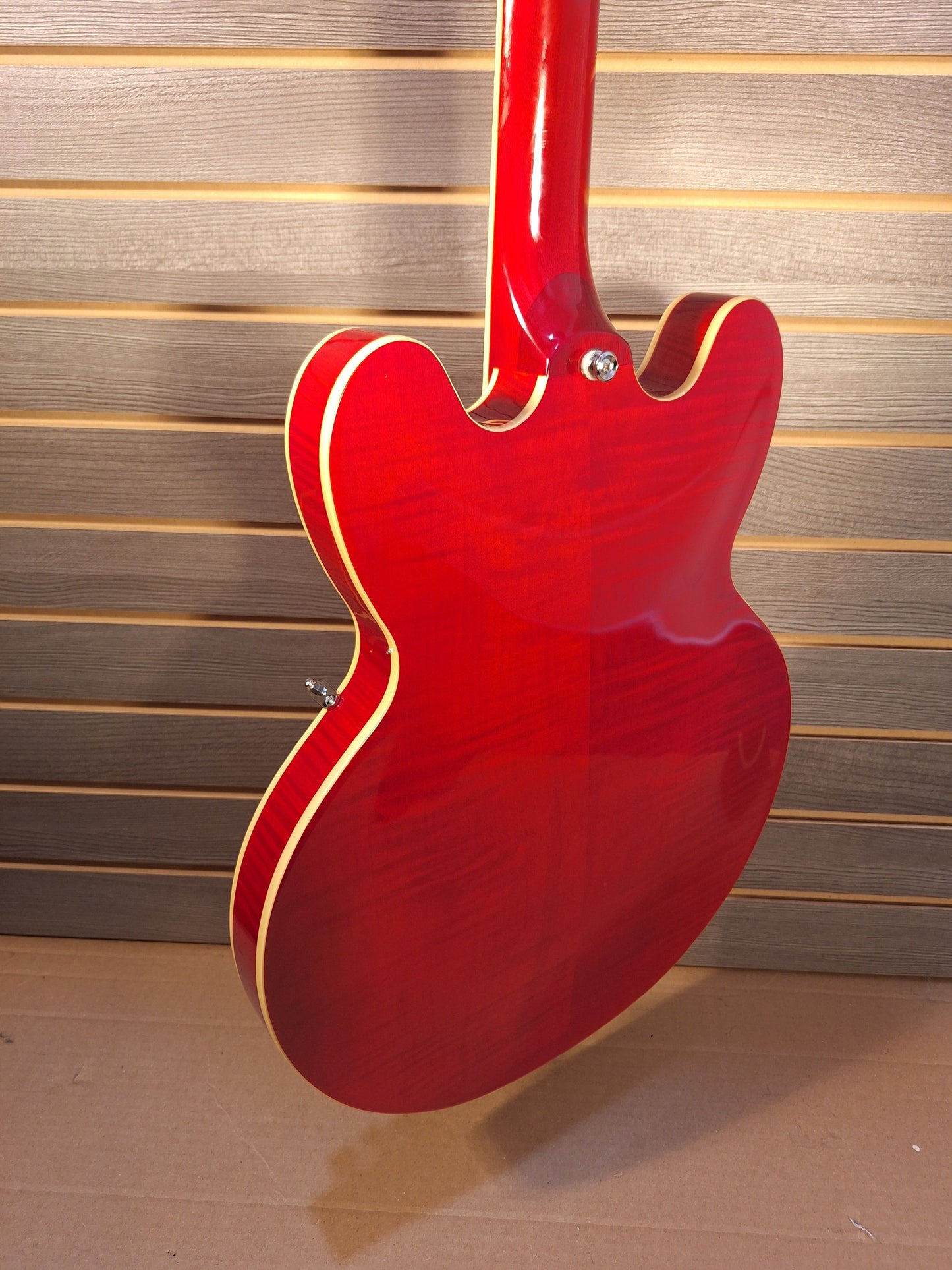 Epiphone ES-335 Figured Cherry Red Electric Guitar W/ Premium gig bag By Dr. Epiphone #2