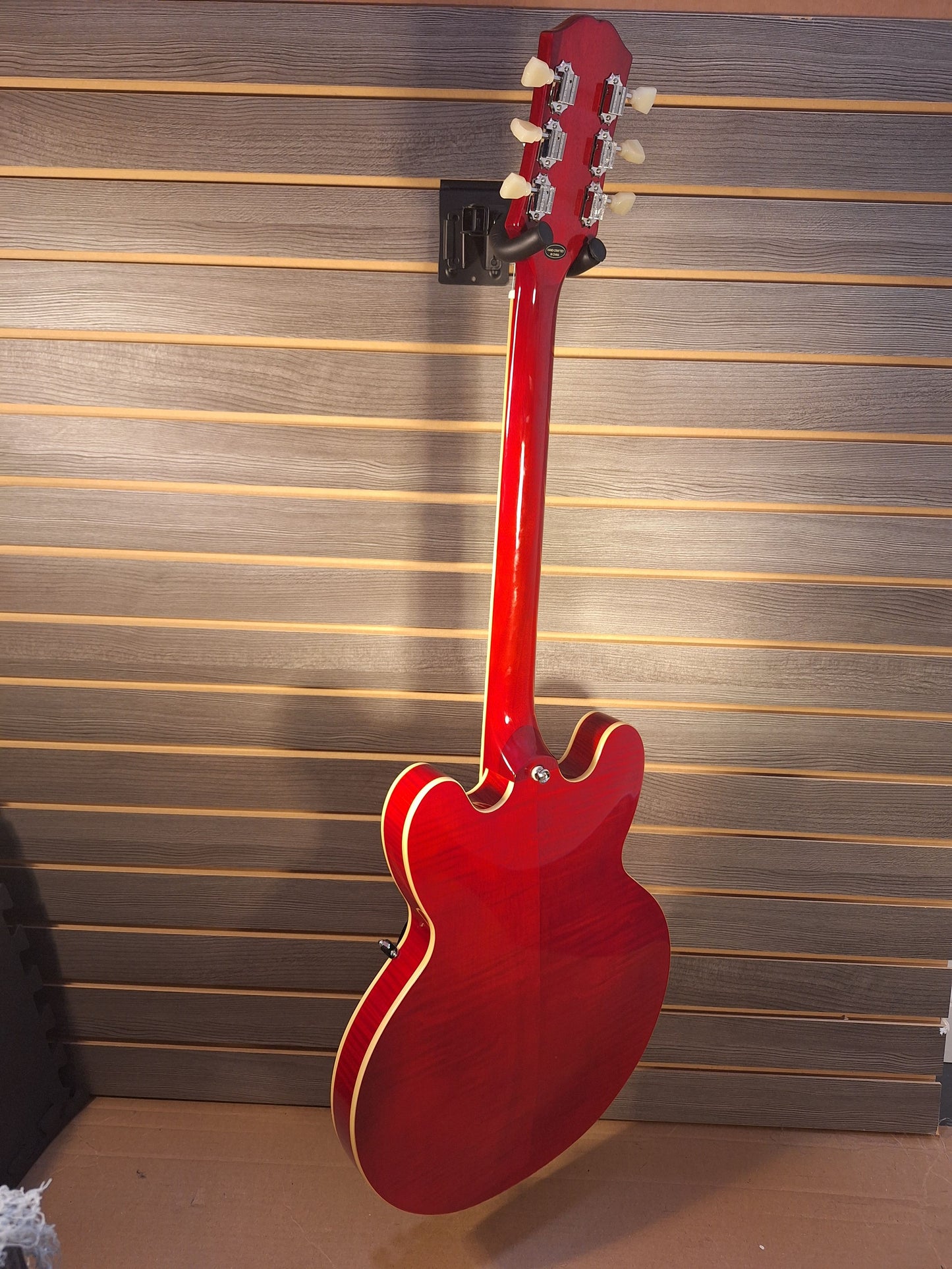 Epiphone ES-335 Figured Cherry Red Electric Guitar W/ Premium gig bag By Dr. Epiphone #2