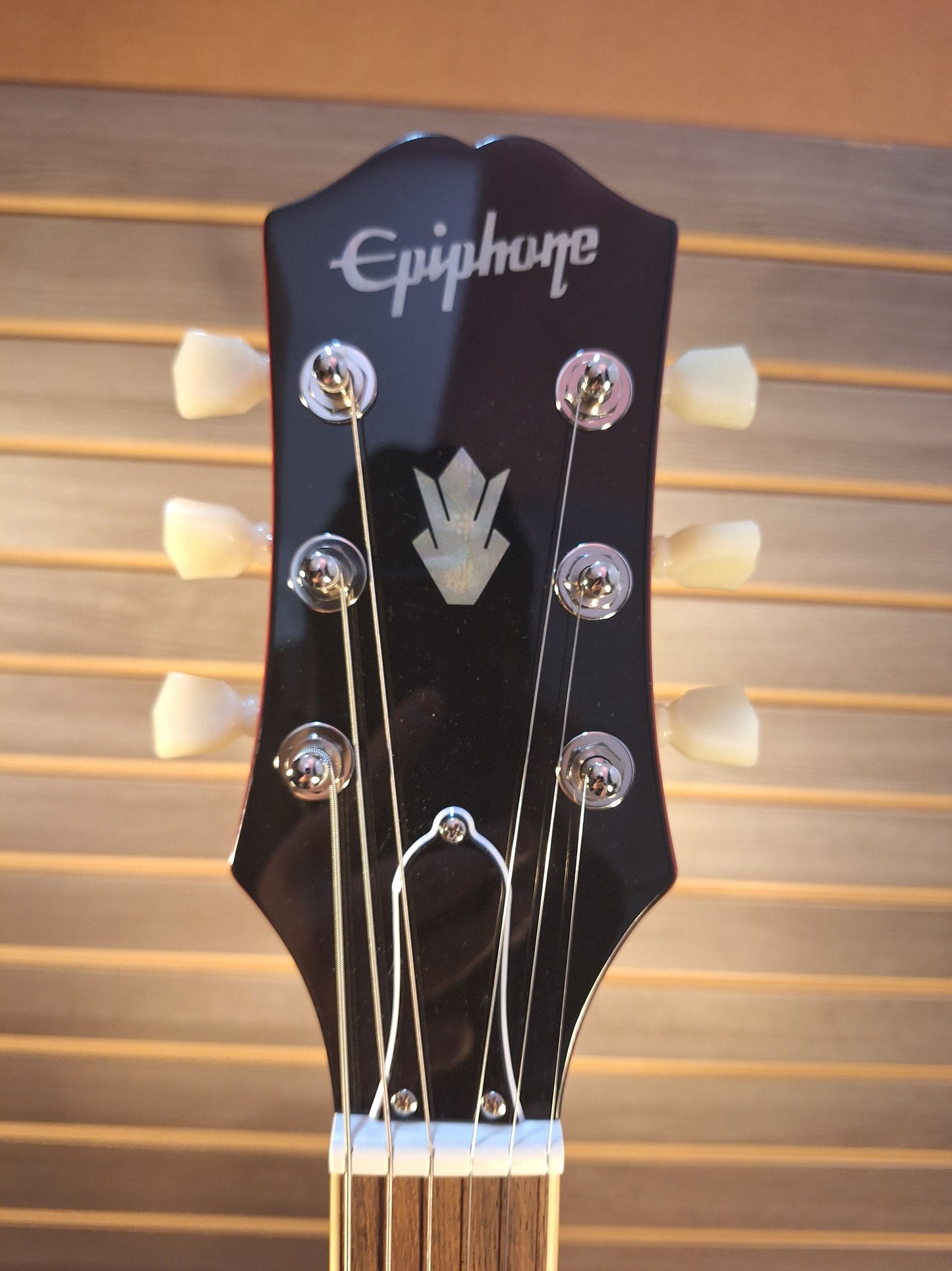 Epiphone ES-335 Figured Cherry Red Electric Guitar W/ Premium gig bag By Dr. Epiphone #2