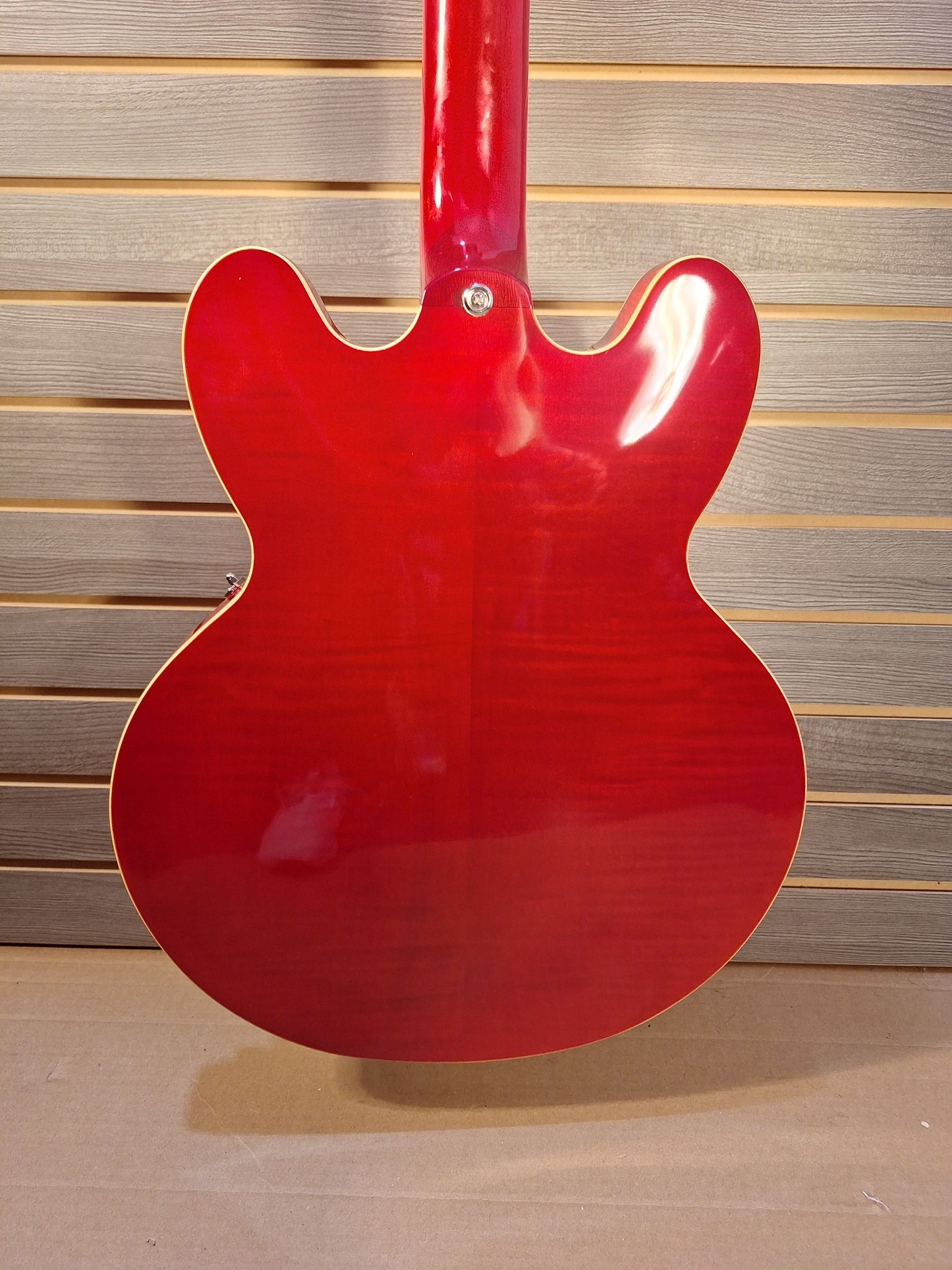 Epiphone ES-335 Figured Cherry Red Electric Guitar W/ Premium gig bag By Dr. Epiphone #2