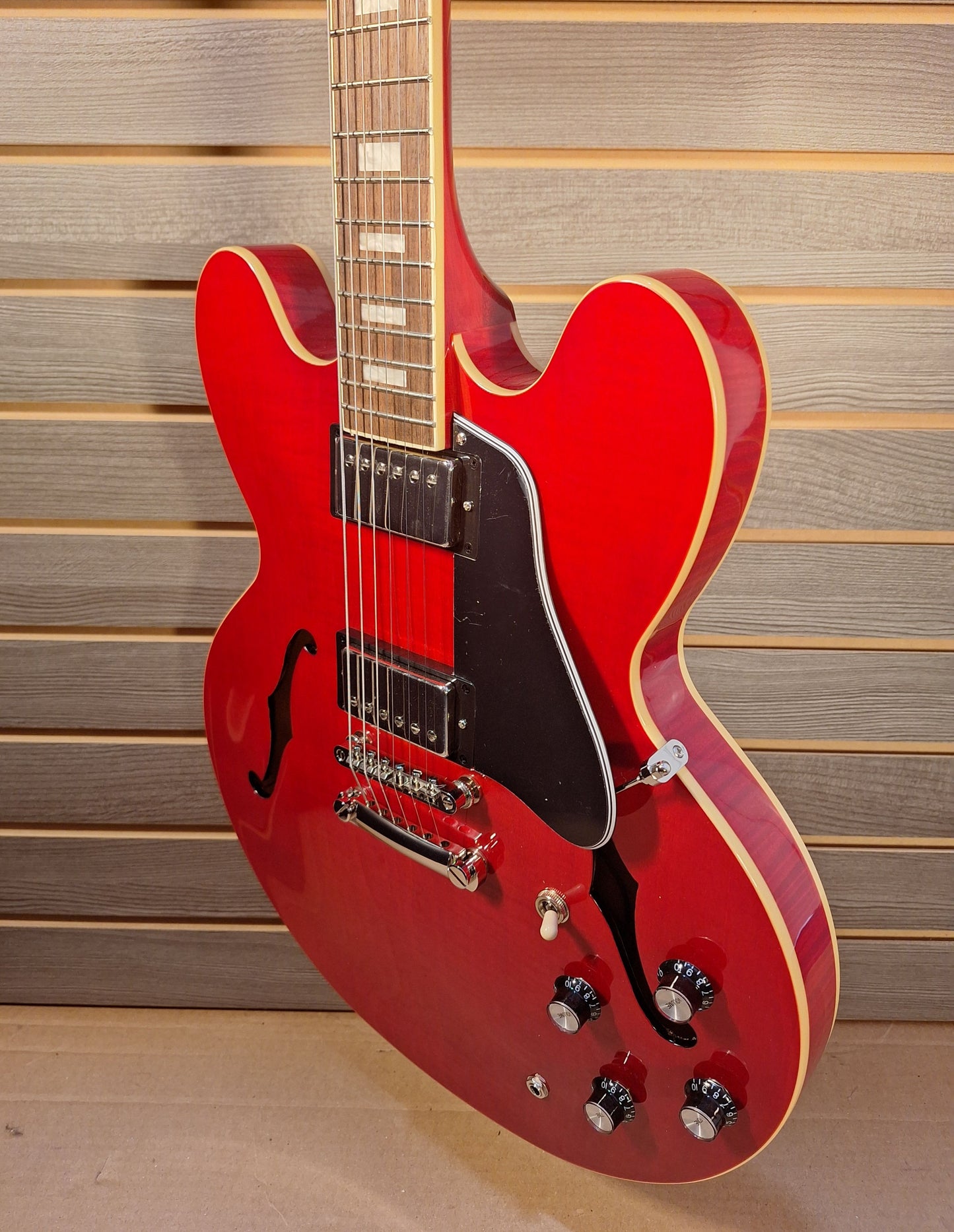 Epiphone ES-335 Figured Cherry Red Electric Guitar W/ Premium gig bag By Dr. Epiphone #2