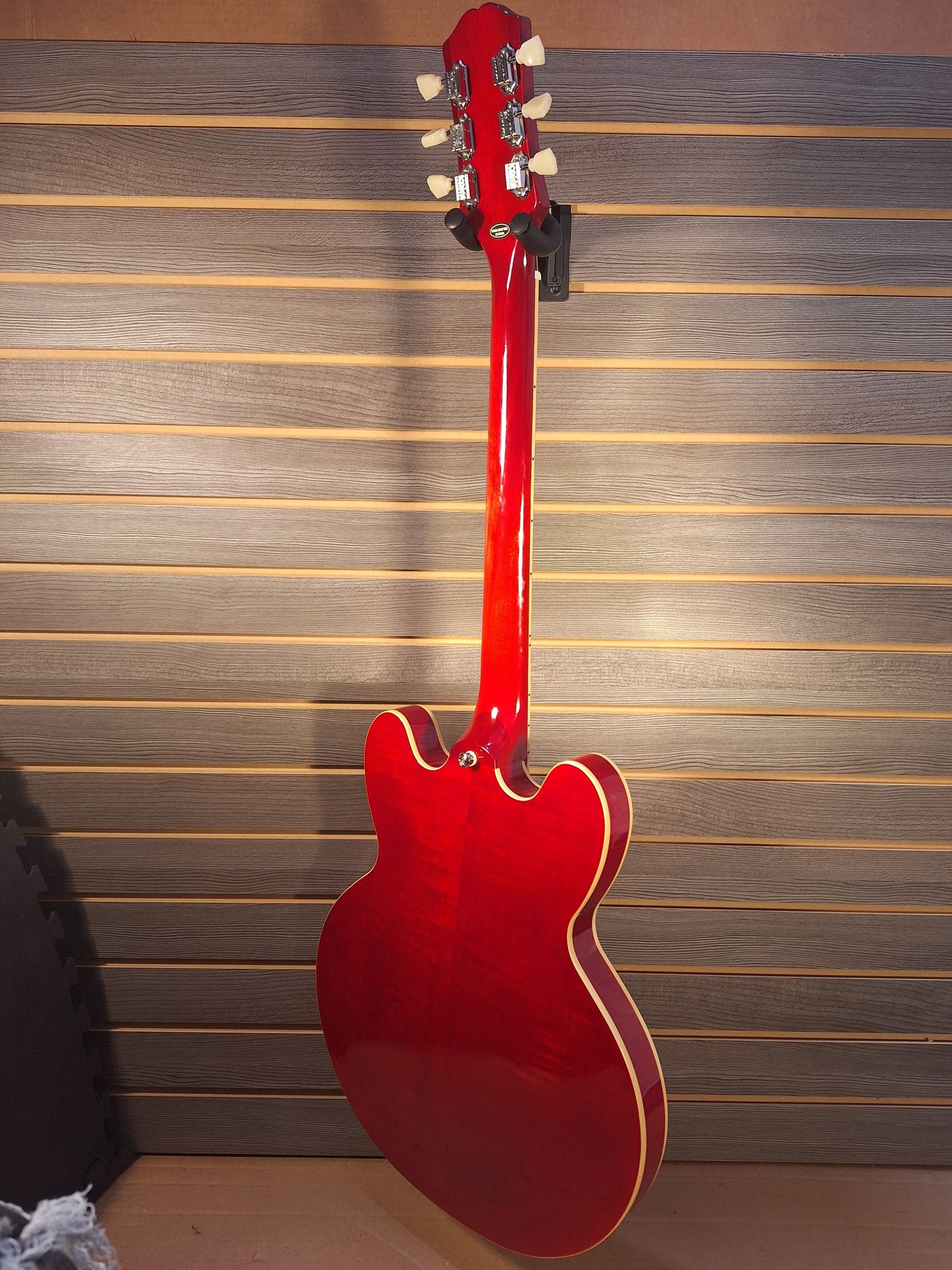 Epiphone ES-335 Figured Cherry Red Electric Guitar W/ Premium gig bag By Dr. Epiphone #2