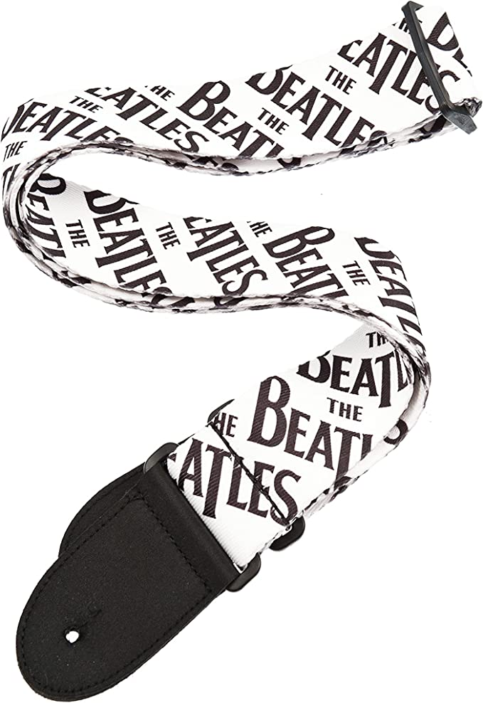 D'Addario Instrument Strap Beatles White And Black