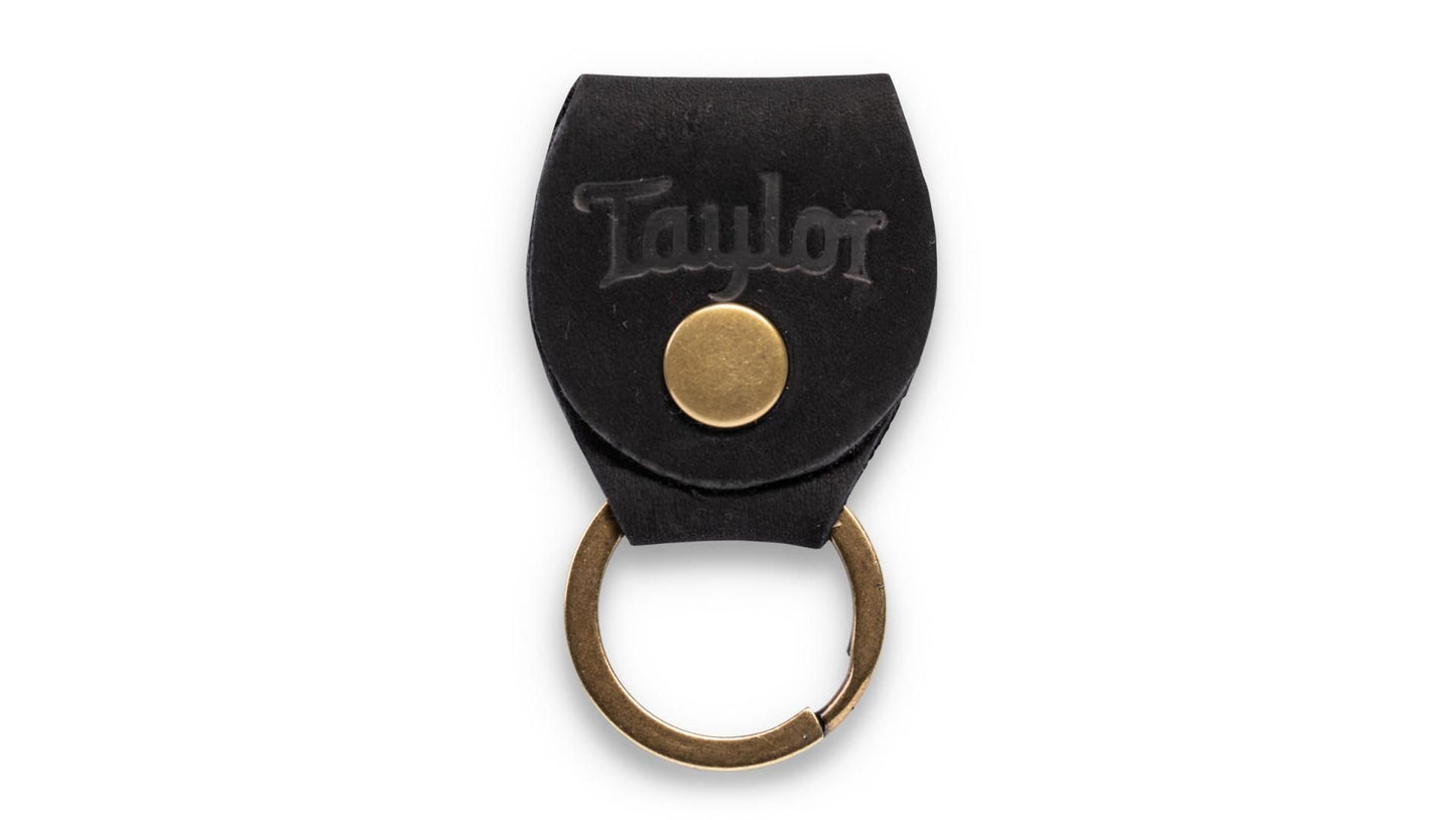Taylor Key Ring With Pick Holder Black