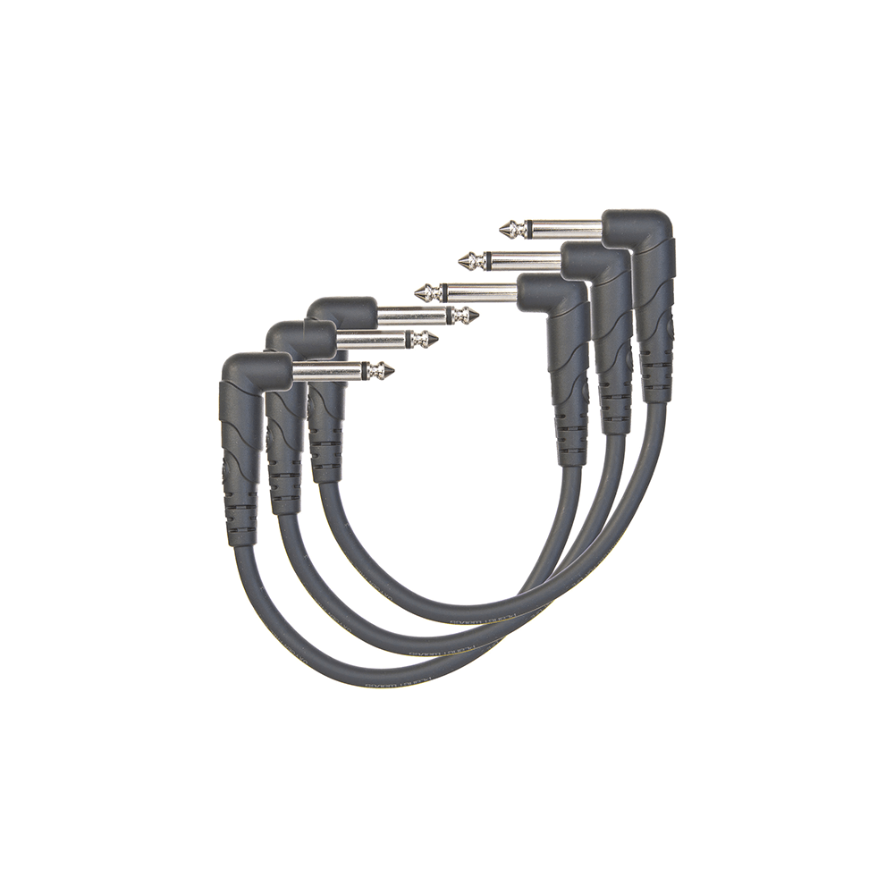 D'Addario Classic Series 6" Instrument Patch Cable 3 Pack