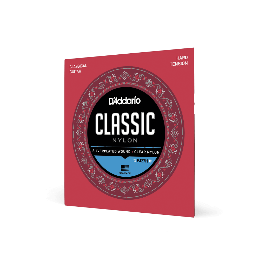 D'Addario Classic Nylon Silverplated Wound EJ27H Classical Guitar Strings