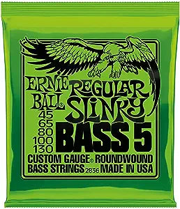 Ernie Ball Regular Slinky Bass 5 String Strings 45/130