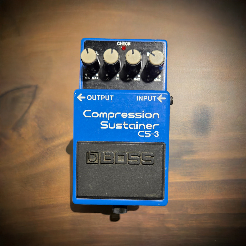 Used Boss Compressor Sustainer CS-3 Pedal For Electric Guitar