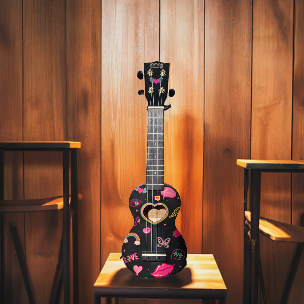 Mahalo Artist Series Ukulele Heart Cutout