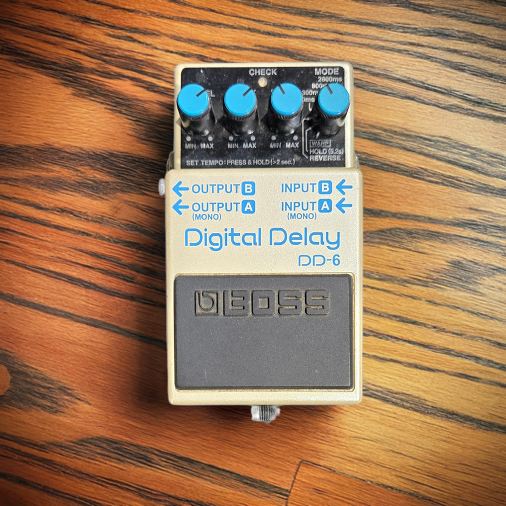 Used Boss DD-6 Delay Pedal For Electric Guitar