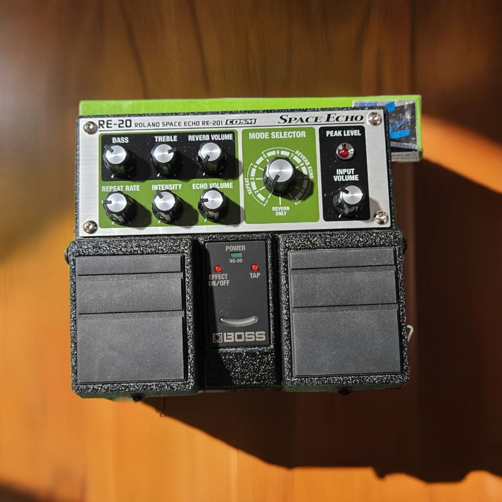 Previously Owned Boss RE-20 Space Echo Guitar Pedal – rBc Music Store Previously Owned Boss RE-20 Space Echo Guitar Pedal – rBc Music Store