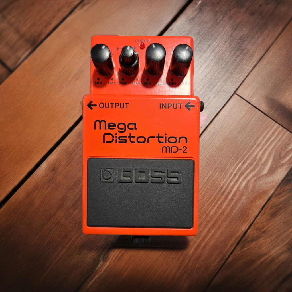 Used Boss Mega Distortion MD-2 Electric Guitar Pedal