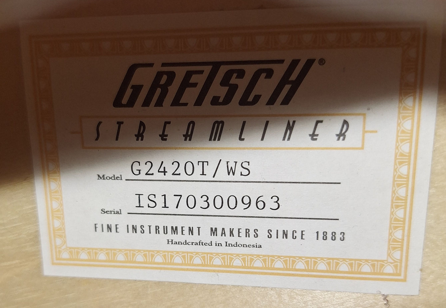 Previously Owned Gretsch G2420T/WS Electric Guitar