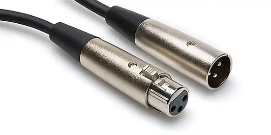 Hosa MCL-120 XLR3F To XLR3M 20FT 22 AWG X 2 Microphone Cable