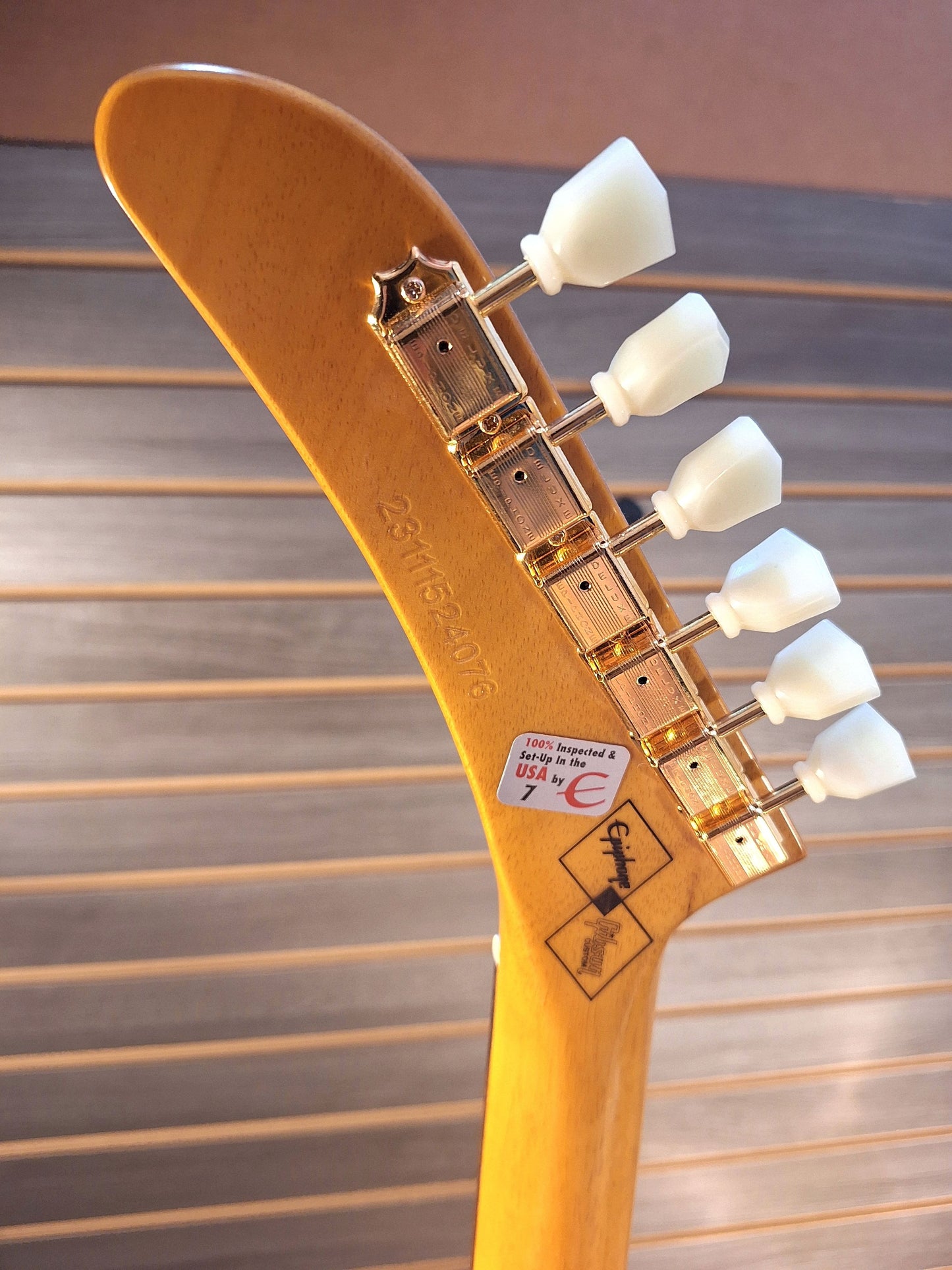 1958 Epiphone Korina Explorer With White Pickguard Hardshell Case Included