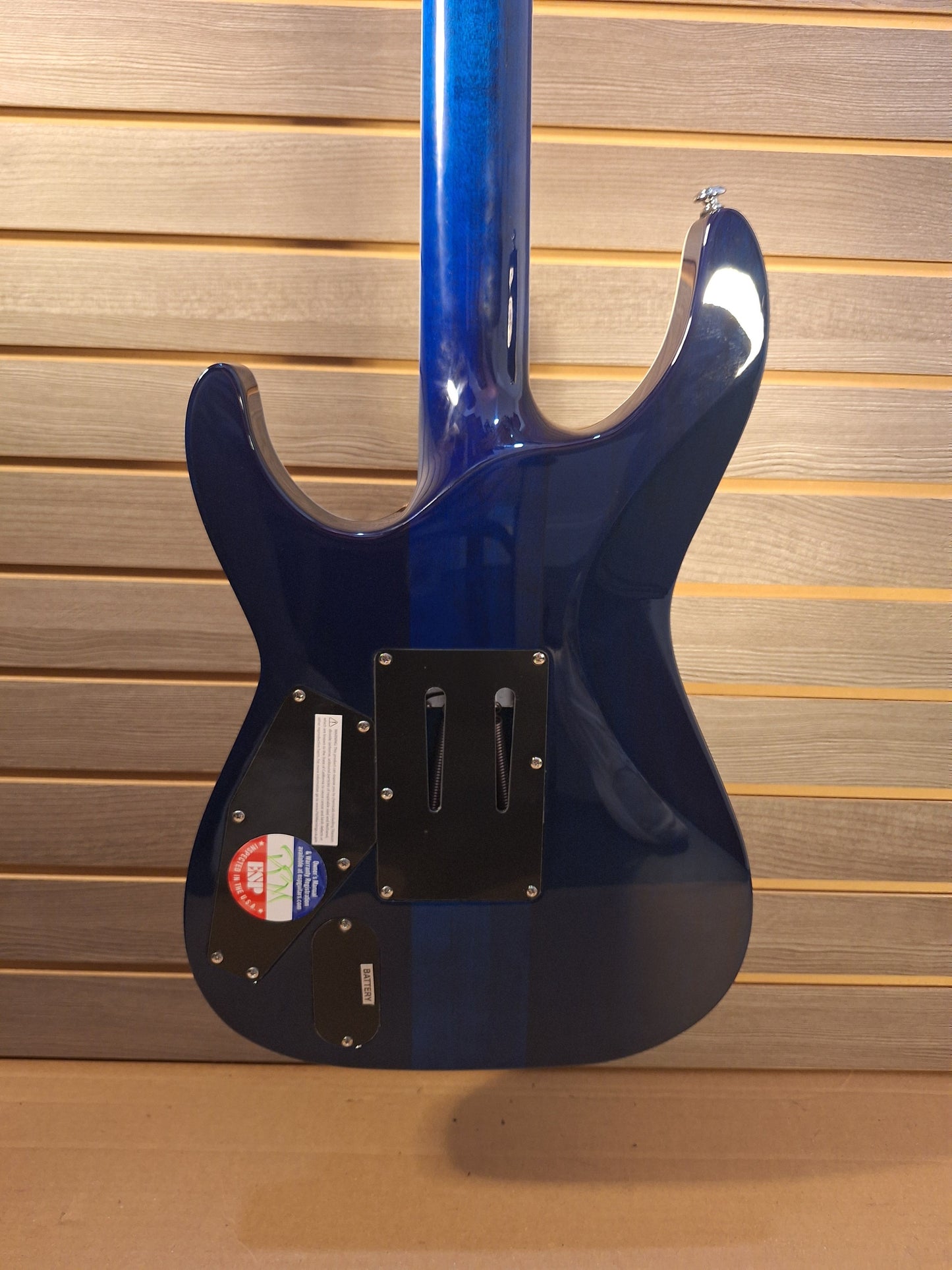 LTD MH-1000QM Black Ocean Electric Guitar