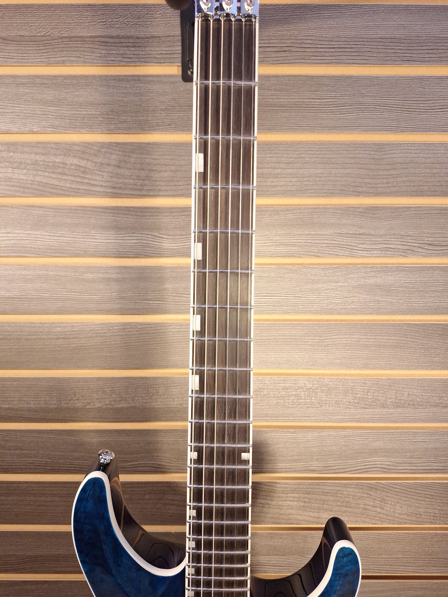 LTD MH-1000QM Black Ocean Electric Guitar