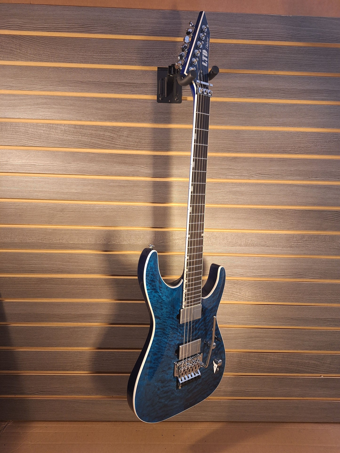 LTD MH-1000QM Black Ocean Electric Guitar